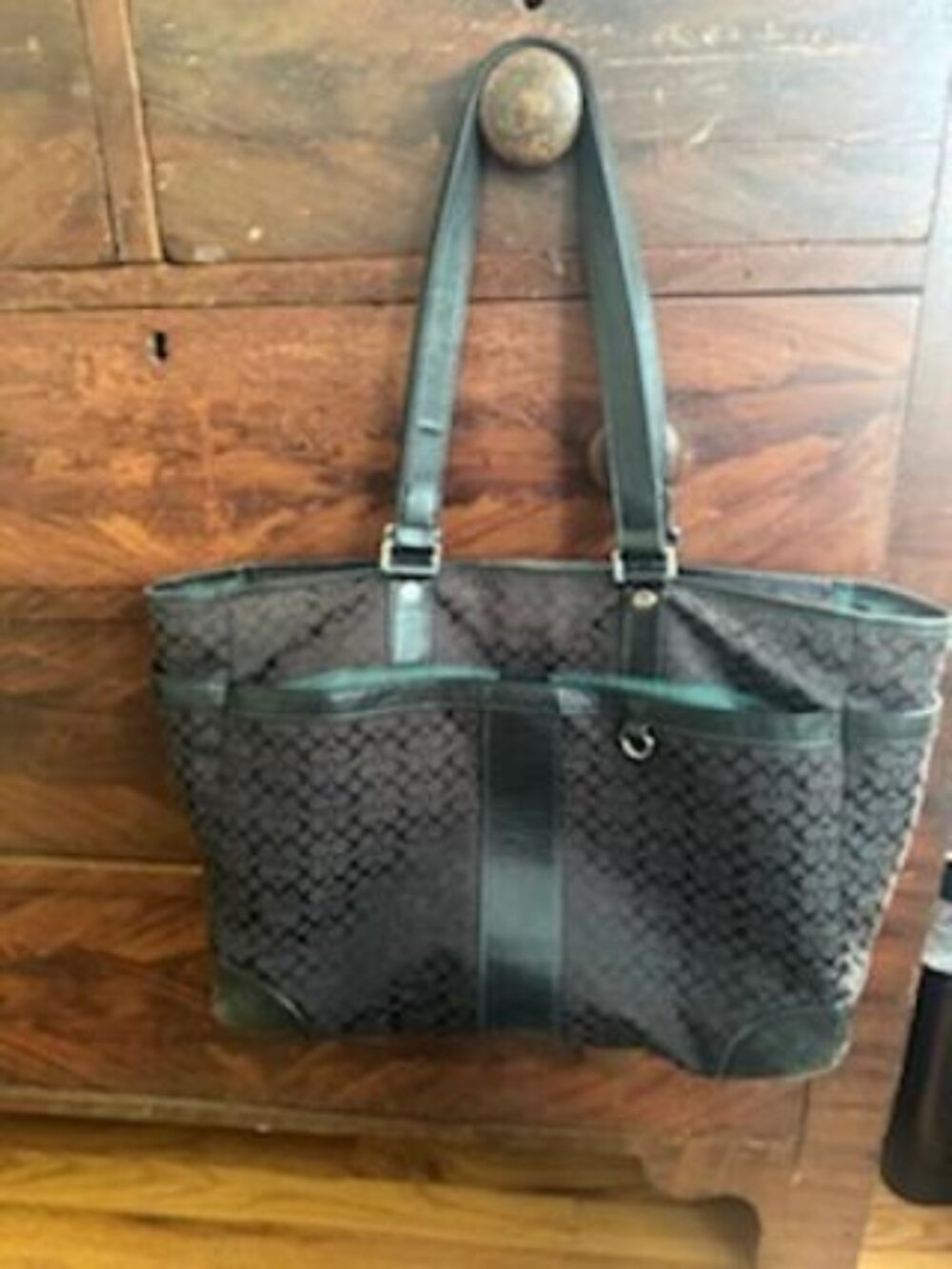 Coach Diaper/Tote Bag Black